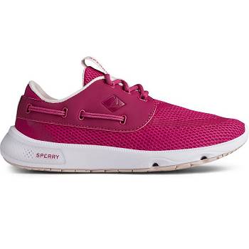 Sperry 7 Seas 3-eye Cervene - Damske Tenisky